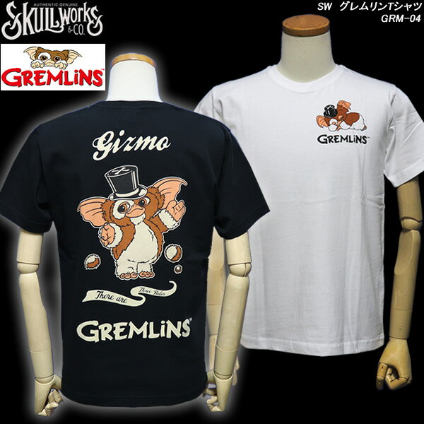 SKULL WORKSスカルワークスグレムリン・コラボ◇SW グレムリンTシャツ◇◇ギズモ◇